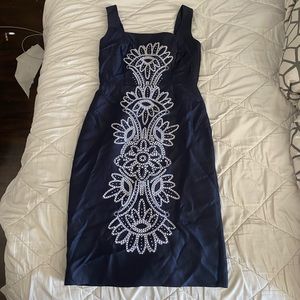 Tory Burch Navy Lily Dress